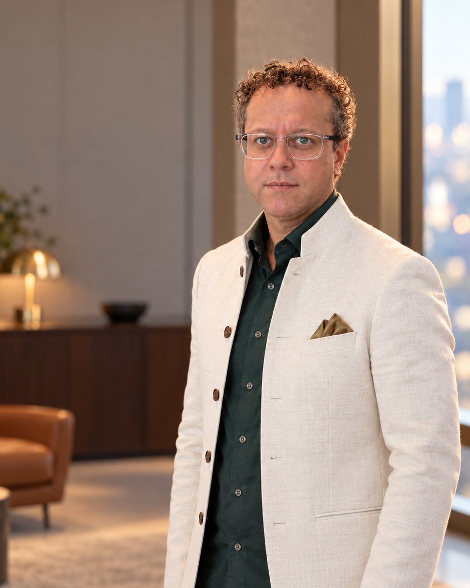 Renato Borba, fundador da OpsBrain, em seu escritório